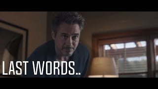 Last Words  Marvel  Tony Stark  Hindi  Abhishek Valvi [upl. by Nehemiah865]