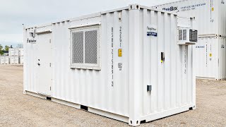 How We Build a 20 Shipping Container Office  BigSteelBox [upl. by Acired98]