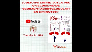 ¿Cómo interpretar la VSG o velocidad de sedimentación globular [upl. by Aljan]