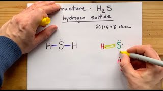 Lewis Structure of H2S Hydrogen Sulfide [upl. by Borg]