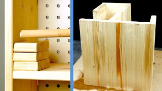 Top 10 Videos – Unbelievably Simple DIY Wood Projects [upl. by Lahcim73]