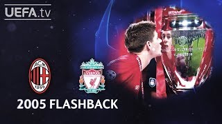 AC MILAN 33 LIVERPOOL 2005 CHAMPIONS LEAGUE FINAL FLASHBACK [upl. by Madea]