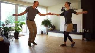 Lindy Hop Tutorial 1112  Basic Zero to Swing Out [upl. by Sikata]