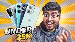 Top 5 Best Smartphones Under ₹25000 Budget⚡ [upl. by Acker520]