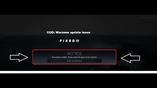 FIXED loop  update via launcher in WARZONE [upl. by Enohpesrep]