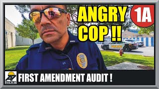 SHUTDOWN  POLICE INTIMIDATION FAIL  First Amendment Audit  Amagansett Press [upl. by Ahsel]