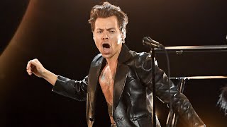 GRAMMYs 2021 Harry Styles Sings Watermelon Sugar in ELECTRIFYING Performance [upl. by Tildie]