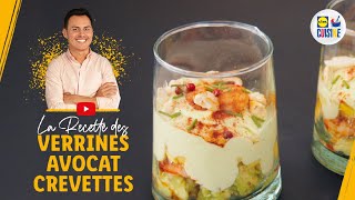 Verrines avocat crevettes  Lidl Cuisine [upl. by Kone]