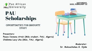 Pan African University Scholarship Opportunities for Postgraduate Studies [upl. by Brier]