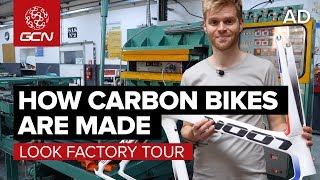 How Are Carbon Fibre Bikes Made  LOOK Cycle Factory Tour [upl. by Angelis]