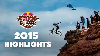 Incredible Runs  Top Freeride MTB Highlights  Red Bull Rampage 2015 [upl. by Aissatsan379]