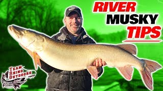 Musky Fishing Basics  River Musky Tips [upl. by Ardnohsal]