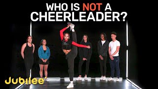 6 Cheerleaders vs 1 Fake  Odd One Out [upl. by Yednarb127]