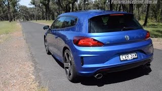 2015 Volkswagen Scirocco R 0100kmh amp engine sound DSG [upl. by Suoicserp]