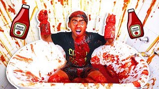 KETCHUP BATH CHALLENGE [upl. by Faythe]