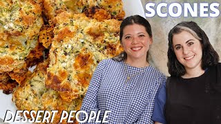 How To Make Delicious SCONES At Home  Dessert People [upl. by Roderigo92]