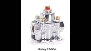 Holley 804 fuel pressure regulator install [upl. by Ragouzis982]