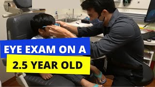 Full Pediatric Eye Exam on 25 year old [upl. by Enohpets]