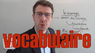 Learn French vocabulary  vocabulaire français facile  Niveau B1 [upl. by Nynnahs]