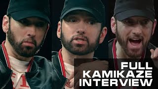 Full Interview Eminem about Kamikaze MGKs diss Joe Budden Tyler the Creator and more 2018 [upl. by Irodim]