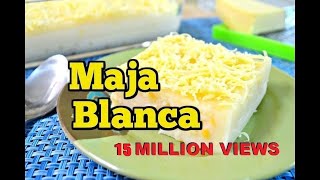 Maja Blanca Recipe Filipino Coconut Pudding [upl. by Anela381]