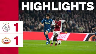 Highlights Ajax  PSV  Eredivisie [upl. by Aryam664]