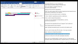 HowTo Annotate and Make Marginal Notes On Microsoft Word [upl. by Jocko405]