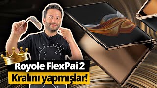 Royole FlexPai 2 elimizde Katlanabilen ilk telefonun yeni hali [upl. by Eyssej]