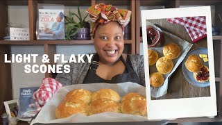 Easy Light amp Flaky Scones Recipe [upl. by Yrtnahc114]