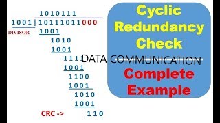 Data Communication Error detection and correction CRC Methods in bangla [upl. by Jobie]