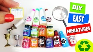 10 Easy DIY Miniatures  each in less than 1 minute 2  simplekidscrafts [upl. by Lleznov]