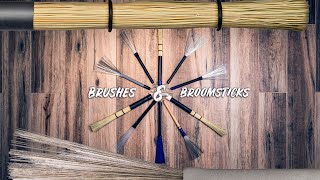 Detailed Brush and Broomstick Comparison  Promark [upl. by Prent422]