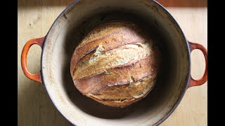 Easy Overnight Sourdough [upl. by Nealah527]