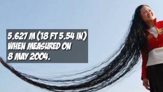 Longest Hair In The World  Xie Quiping [upl. by Kcirdef706]