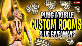 pubg mobile live custom room uc giveaway rooms zeeisLive pubgmobilegaming famousmunda roadto30k [upl. by Euqinom522]