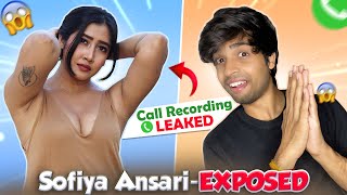 EXPOSING SOFIA ANSARI Calll Recording Ne Khole Raaz  SHIVAMSINGH RAJPUT [upl. by Triplett]