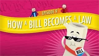 How a Bill Becomes a Law Crash Course Government and Politics 9 [upl. by Maighdiln372]