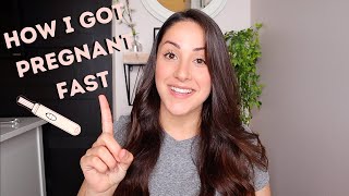 How I Got Pregnant FAST  My Best TTC Tips [upl. by Meredeth]