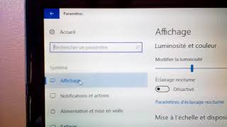 windows 10 Option eclairage nocturne  FR [upl. by Notlrac]