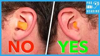 Ear Plugs  How To Use Ear Plugs [upl. by Morrissey]