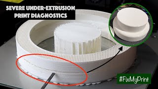 How to Diagnose amp Fix Serious Under Extrusion FixMyPrint [upl. by Ainoda]