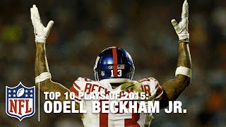 Top 10 Odell Beckham Jr Highlights of 2015  NFL [upl. by Ymassej296]