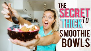 How to make THICK smoothie bowls [upl. by Gardener496]