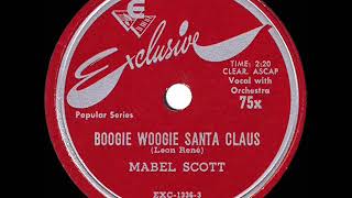 1948 Mabel Scott  Boogie Woogie Santa Claus [upl. by Atineb206]