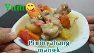 Pininyahang manokRecipePins food tv [upl. by Aimej334]