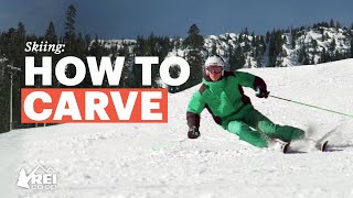 How to Carve Skis  Take Your Skiing to the Next Level  REI [upl. by Ecilef538]