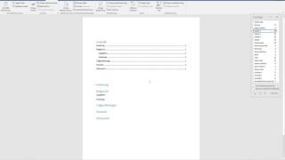Innehållsförteckning och rubriker i Word [upl. by Edison926]