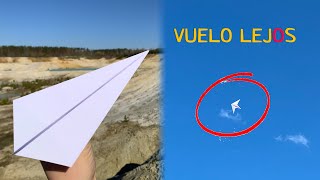 Cómo hacer un avión de papel Origami [upl. by Blain]