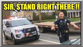 STAND RIGHT THERE  Nah I’m Good  Pulled Over Without A License  EHTPD  First Amendment Audit 46 [upl. by Chadwick197]