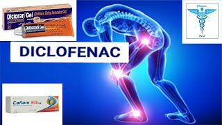 Diclofenac  VoltarenCataflam  Mechanism of Action Dosage Indications  Adverse Effect English [upl. by Ahseyd852]